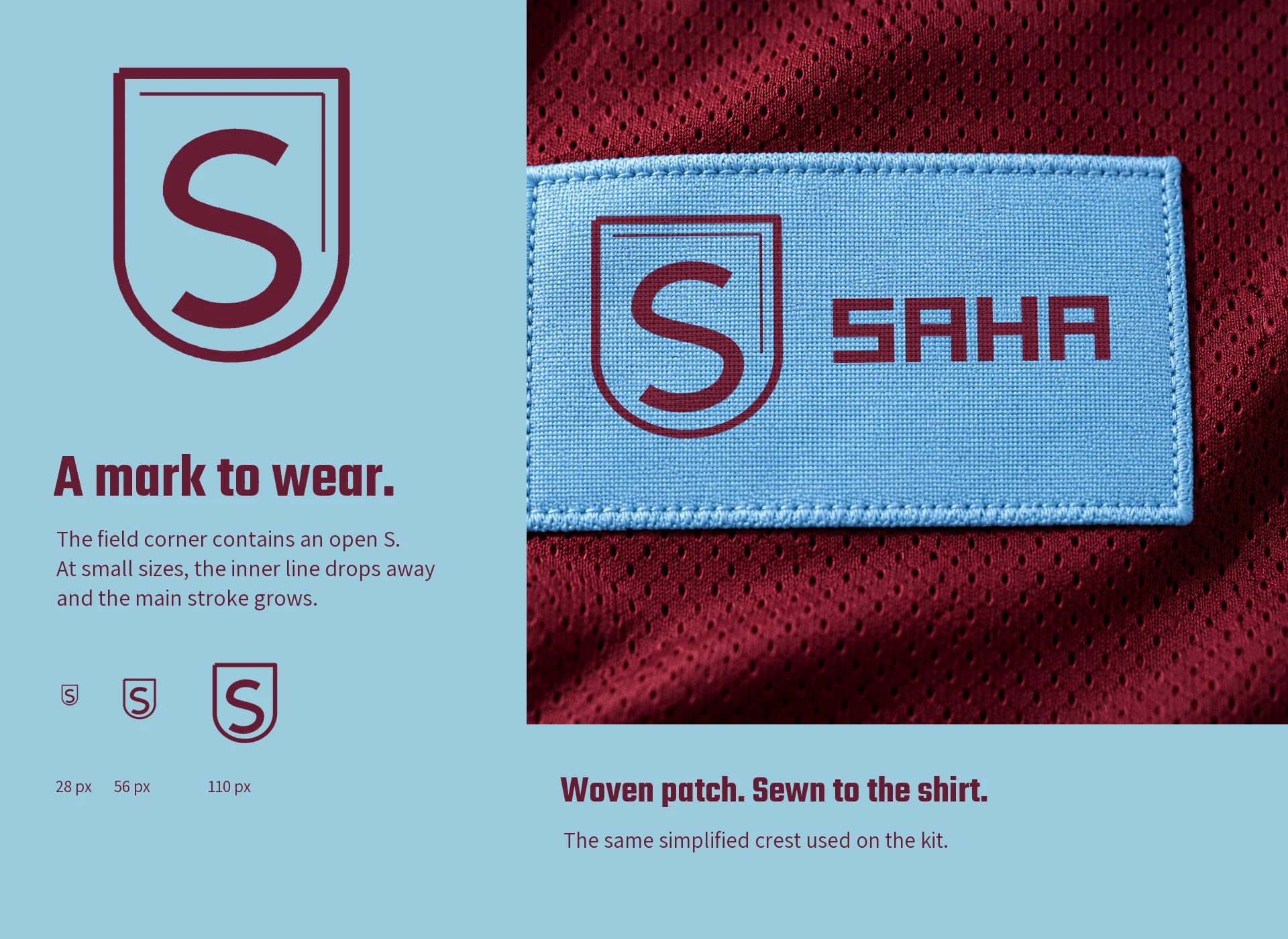 Crest, optical small-size tests and a woven patch